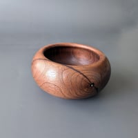 Image 4 of Decorative Bowl - Walnut w/resin 3.75" x 1.75"