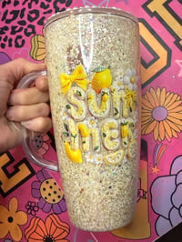 Image 1 of Snowglobe tumbler 20 oz