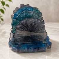 Image 1 of Blue/Silver Coaster Set