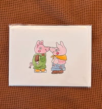 Pigs in Love card