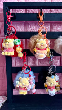Winnie the Pooh soft texture keychain set 