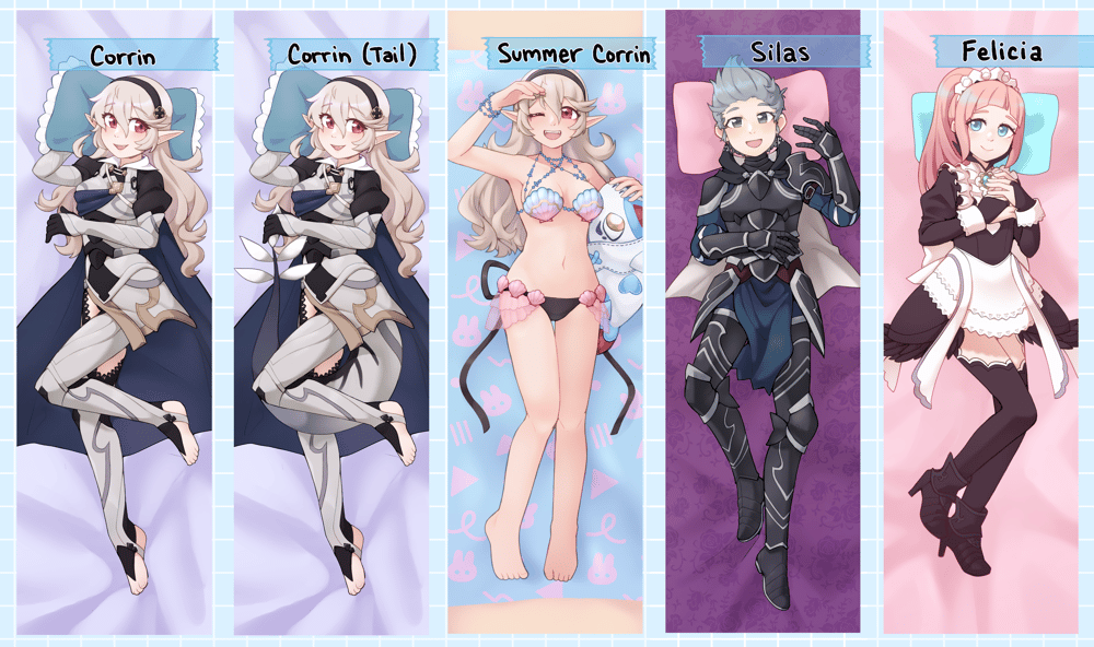 Image of Fire Emblem Dakimura Covers by Robin [PRE-ORDER]