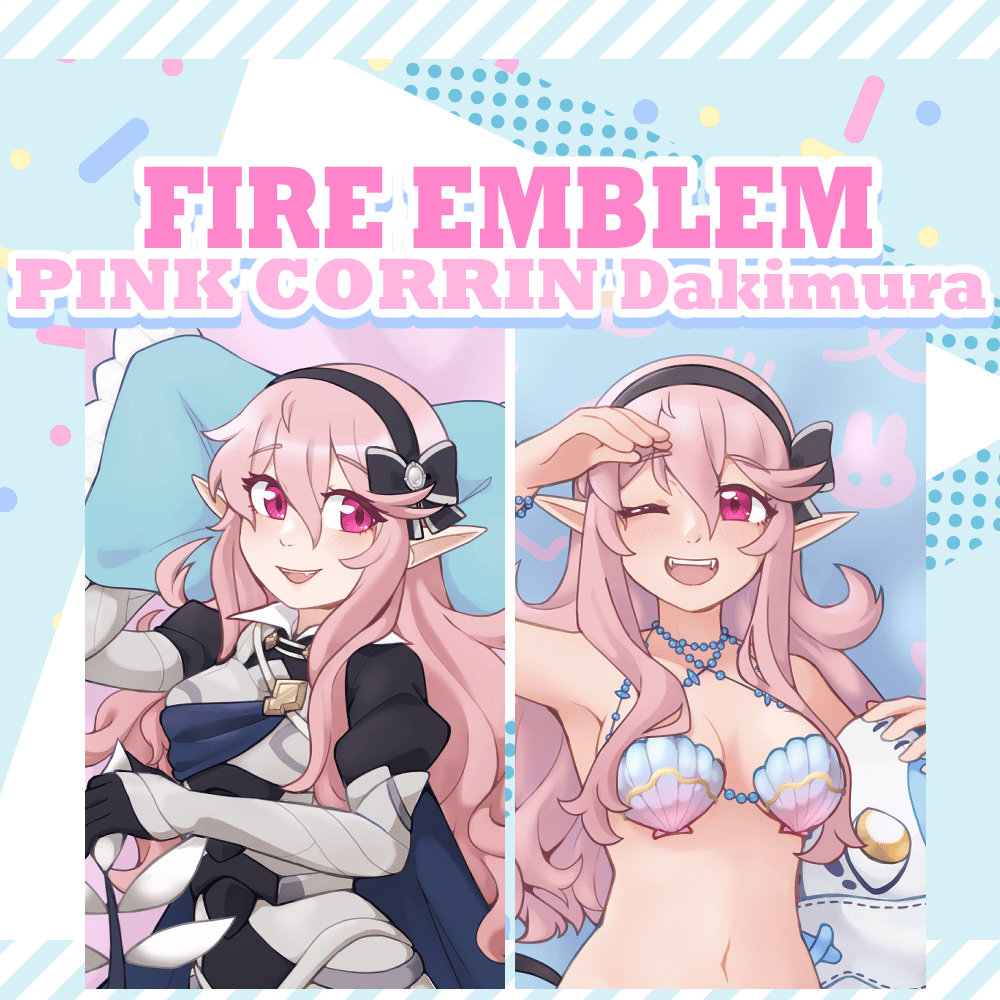 Image of PINK CORRIN Fire Emblem Dakimura Covers by Robin [PRE-ORDER]
