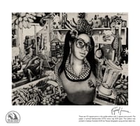 Mandy Milkshakes, signed limited edition print
