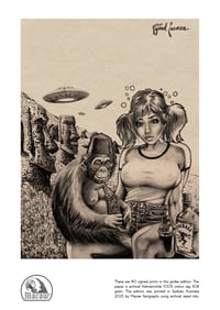 UFO Island 2, signed limited edition print