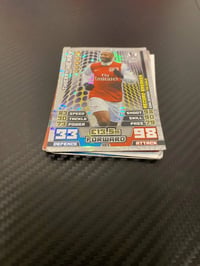 8 different football cards