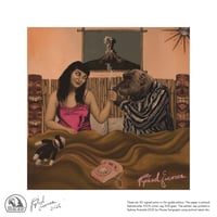 Smoking Chimp, signed limited edition print