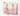  ALDO White and Pink Ombre Shoulder Bag with Gold Butterfly Accents