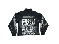 Image 2 of Michael Jackson 2Pac custom upcycled reworked Screen Print bleached quarter zip sweatshirt