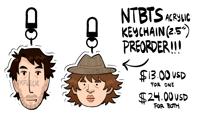 Image 2 of NTBTS 2.5" Acrylic Keychain PREORDER