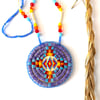 Porcupine Quillwork Medallion (Night)