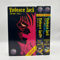 Violence Jack Uncut VHS Tape Set