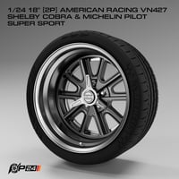 Image 1 of 15” Shelby Cobra wheels & BFG’s