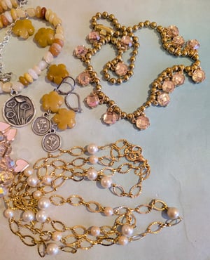 Image of JEWELRY DESTASH! ~ Warm Colored Assorted Jewelry LOT 3