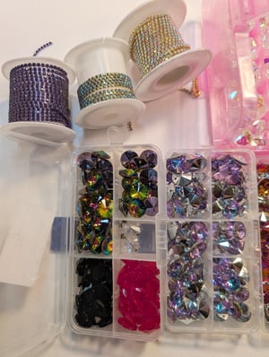 Image of DESTASH! ~ Glass Crystals and Sparkly Stuff Assortment