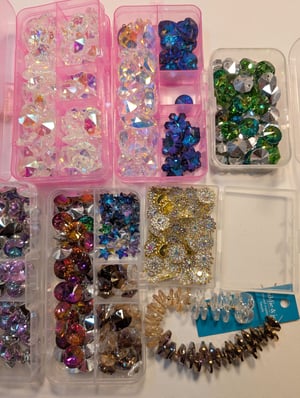 Image of DESTASH! ~ Glass Crystals and Sparkly Stuff Assortment