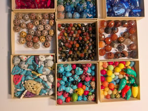 Image of DESTASH! ~ Glass, Stone, Howlite, Czech, Metal and Ceramic Large Beads!
