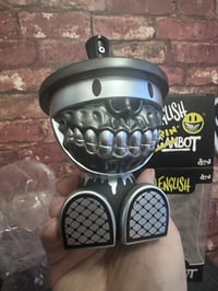 ron english silver grinbot 5oz