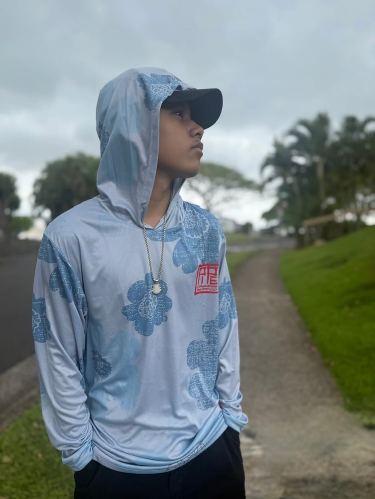 Image of PAISLEY SAKURA MEN'S DRI FIT HOODIE