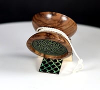 Image 3 of English Walnut Celtic Confusion Yo-Yo, #2026-072