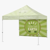 10ft Canopy  Full Wall