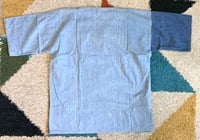 Image 6 of Or Slow Japan indigo dyed patchwork t-shirt, size 2 (fits L/XL)