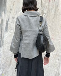 Image 5 of GREY WOOL SWING JACKET