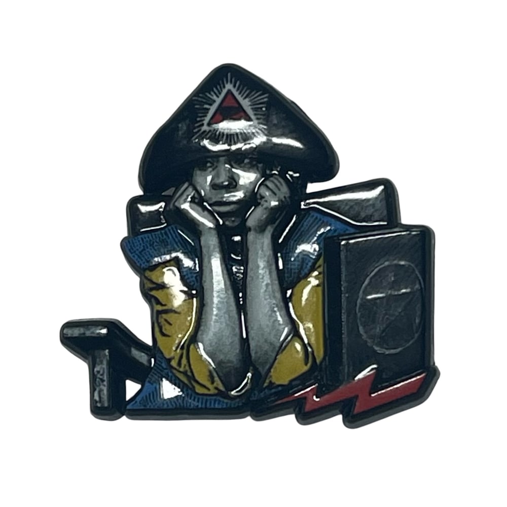 Image of EXCLUSIVE ALIESTER WHOOPI FULL DEPTH ENAMEL PIN