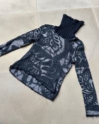 Image 8 of WOOL MESH TOP & SKIRT SET