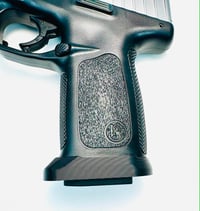 Image 1 of SD9VE / SD40VE / SD 2.0  Flared Magwell -Black with Finger Stop Lip