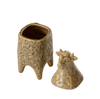 Image 3 of Pastoral Cow Trinket Jar