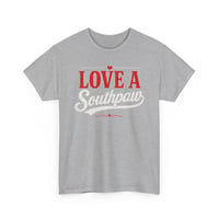 Image 2 of Love a Southpaw Graphic T‑Shirt – Left‑Handed Pride Tee for Lefties & Southpaw Fans