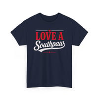 Image 5 of Love a Southpaw Graphic T‑Shirt – Left‑Handed Pride Tee for Lefties & Southpaw Fans