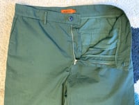 Image 4 of Barena nepenthes green cotton pants, made in Italy, size 48 (fits 34)