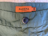 Image 3 of Barena nepenthes green cotton pants, made in Italy, size 48 (fits 34)