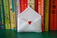 Image 2 of glass envelope love note holder 