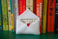 Image 3 of glass envelope love note holder 