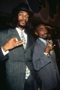 Image 2 of SNOOP & TUPAC VINTAGE RAP GRAPHIC T-SHIRT – 90S HIP HOP