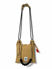 Image 4 of DOUBLE FACE BABY BAG - brick red / beige