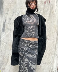 Image 5 of WOOL MESH TOP & SKIRT SET
