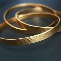 Image 3 of Multi Bangle (18ct Gold Plated)