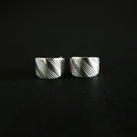 Image 4 of Huggie Earrings (Sterling Silver)