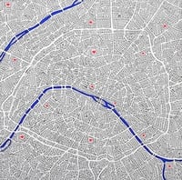Plan de Paris PRINT/IMPRESSION SMALL