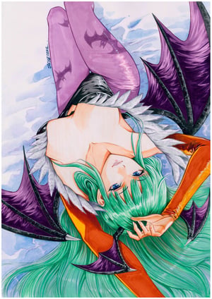 Image of  Original Art :  Morrigan Aensland // Jacky Hua