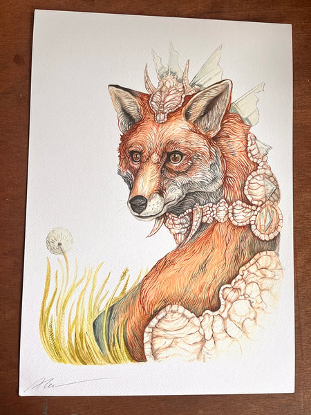 Image of "Vorsa Corpse Speaker" Giclee print
