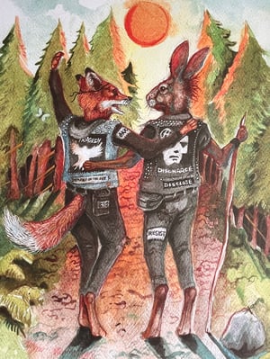 Image of "A walk in nature" Giclee print