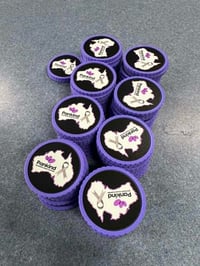 Image 1 of Big Purple Lap Poker Chip - Limited Edition