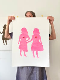 Image 5 of The Yellow Ladies with butterfly and heart