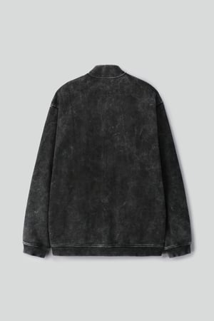 Image of KAMIGIN - Oversized Washed Jersey Jacket