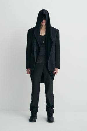 Image of KAMIGIN - Layered Hoodie Jacket